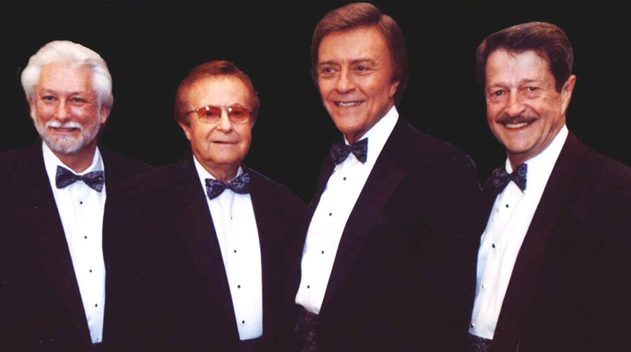 L to R: Curtis Young, Gordon Stoker, Ray Walker, Louis Nunley